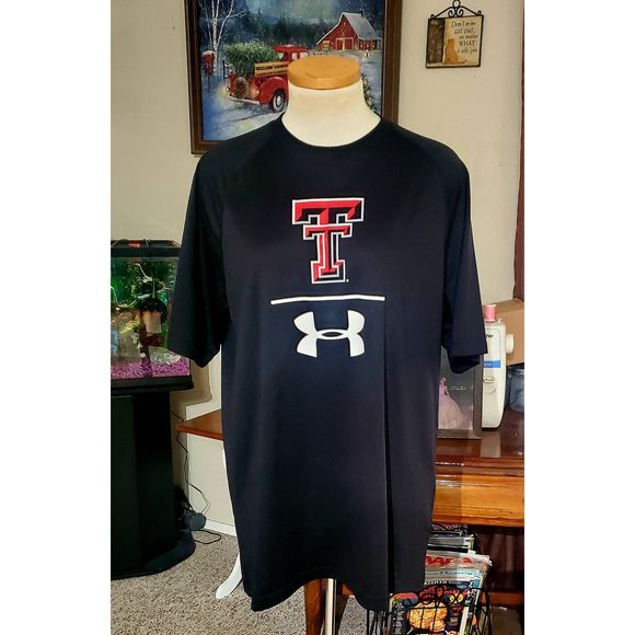 NWOT UNDERARMOUR TEXAS TECH DRI FIT SHIRT - Picture 1 of 4
